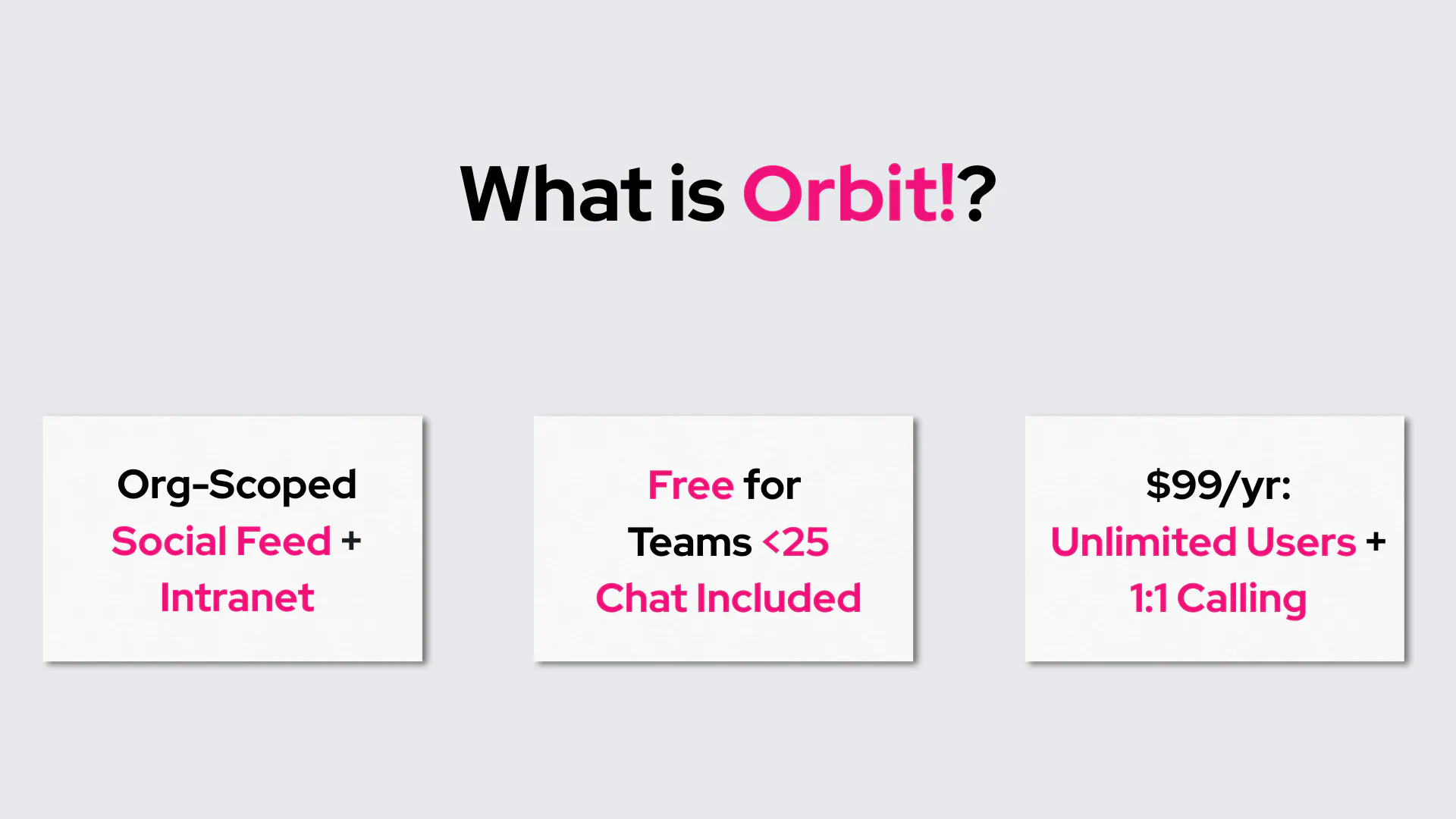 Orbit! — Work. Socially Connected. gallery image
