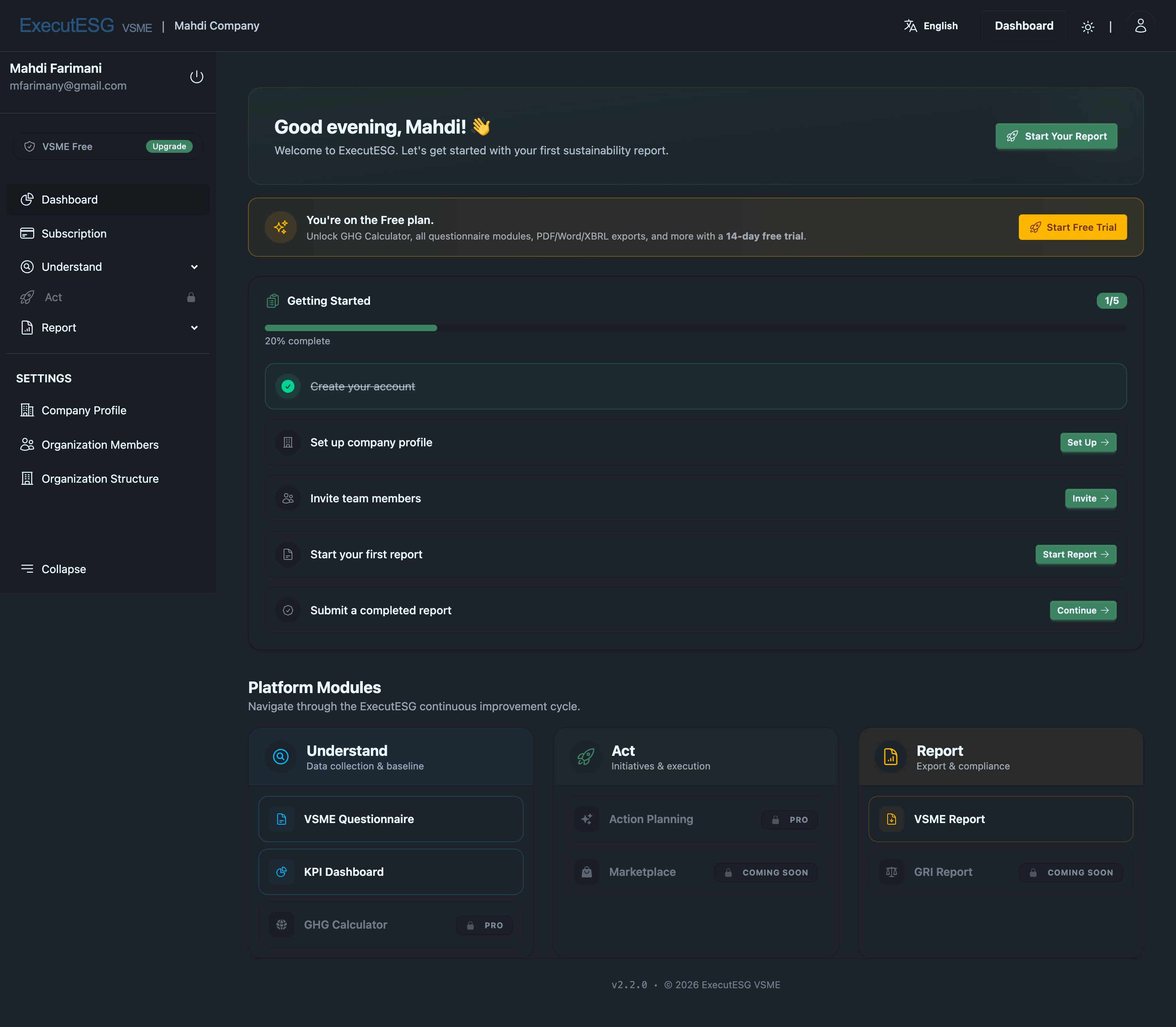 ExecutESG — Sustainability OS gallery image