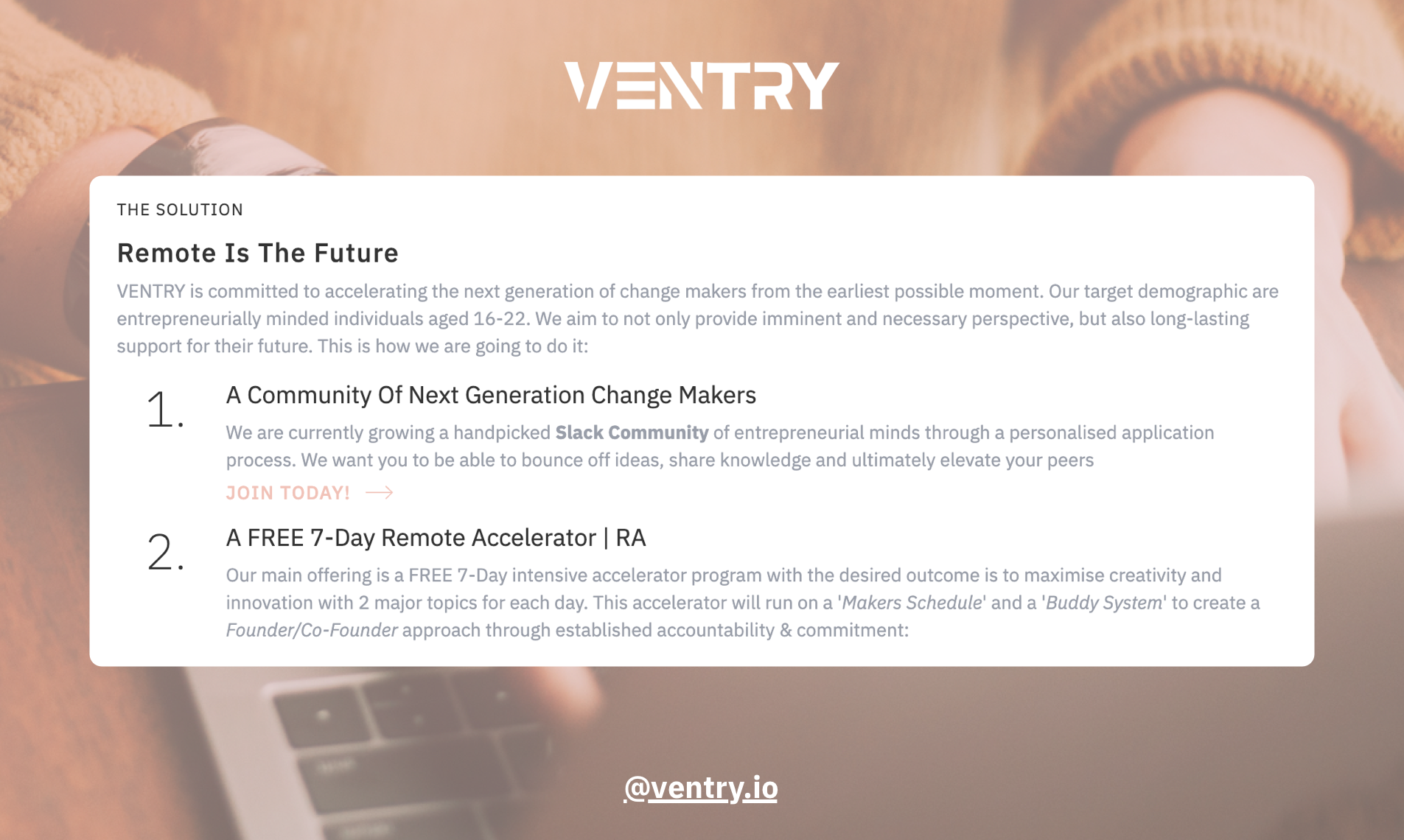 VENTRY | Remote Accelerator gallery image
