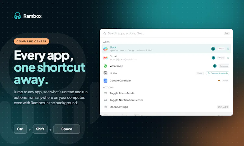 Rambox screenshot 8