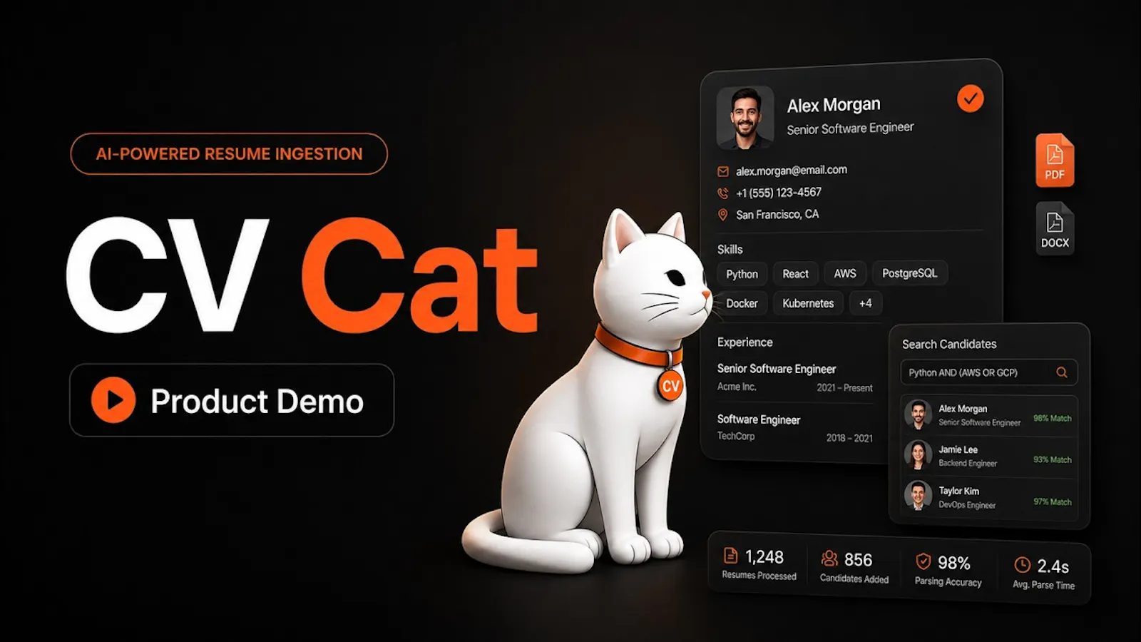 CV Cat screenshot 1 (video preview)