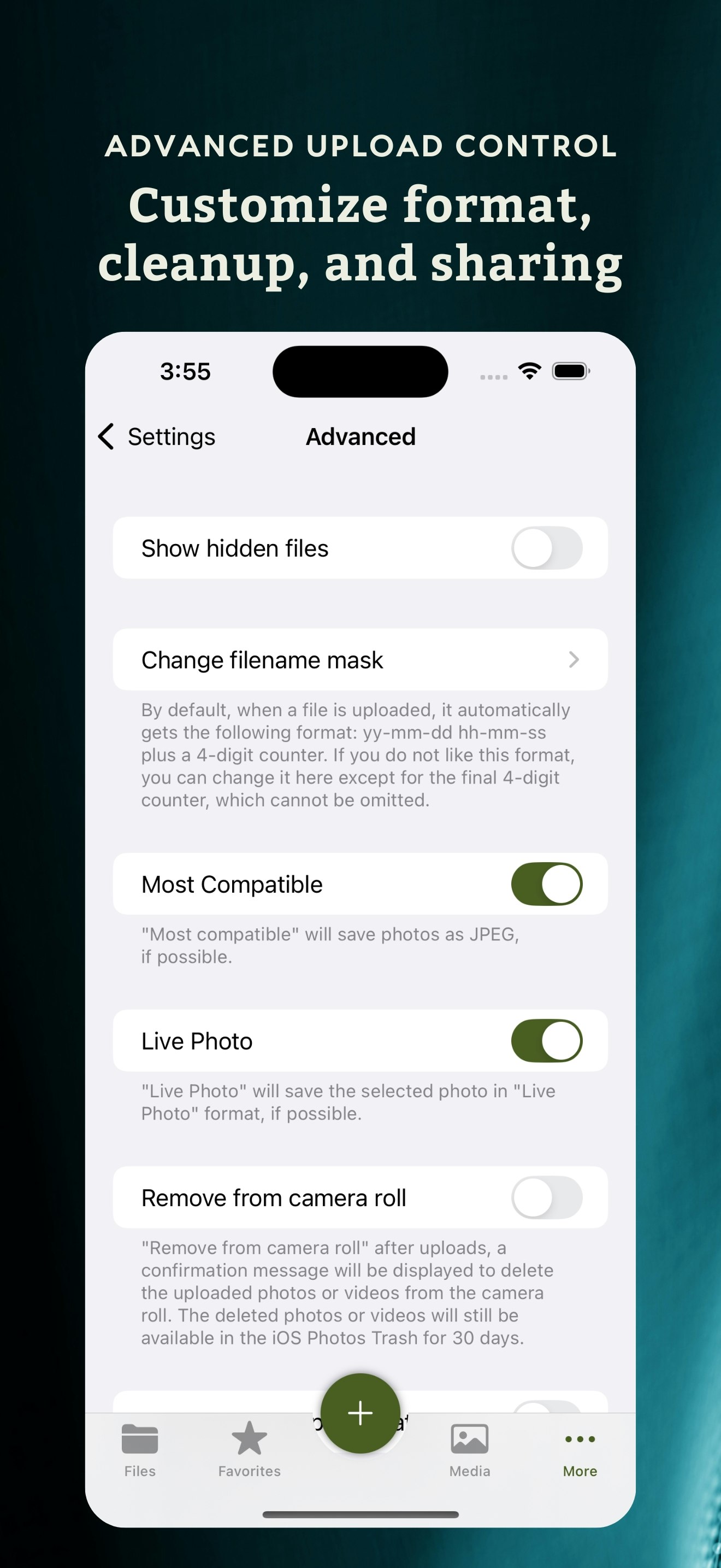 Talonoid Gewölbe - Sichere Cloud -Speicher und Backup für das iPhone Medien 8