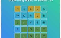Wordle Game using AlpineJS media 2