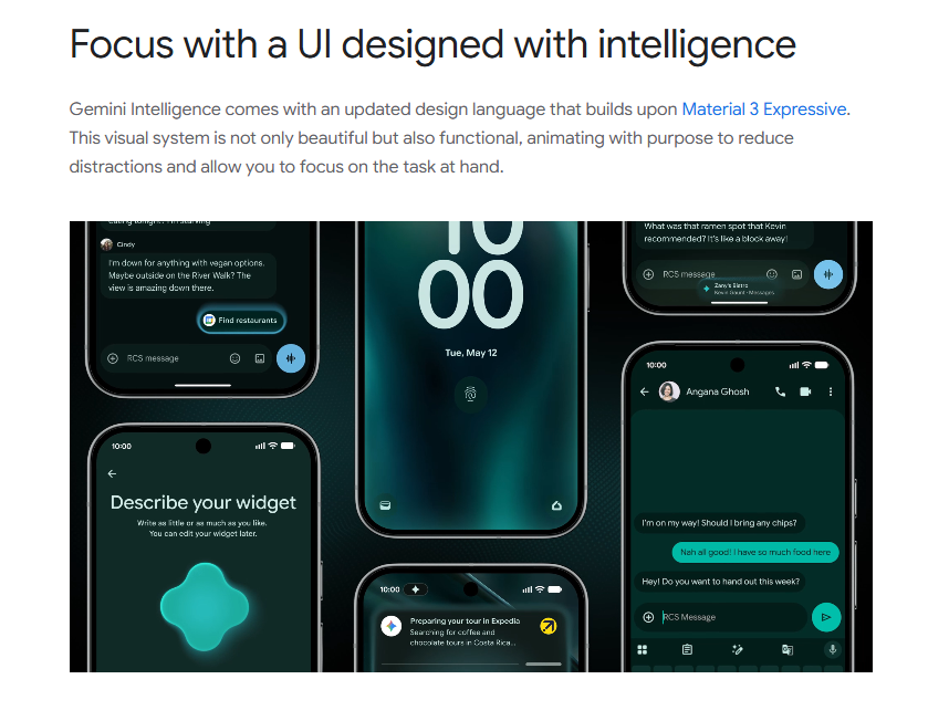Gemini Intelligence gallery image