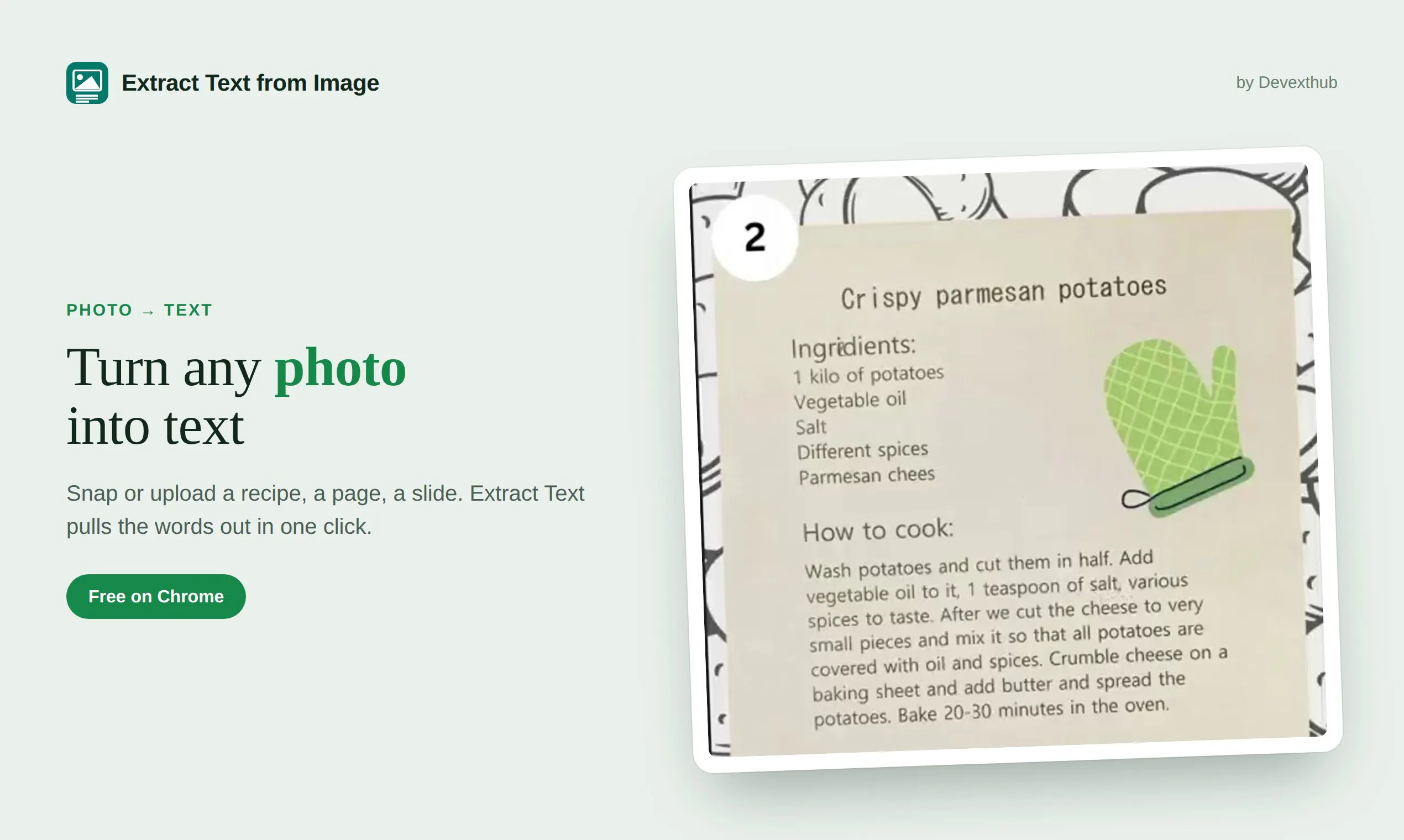 Extract Text from Image screenshot 2