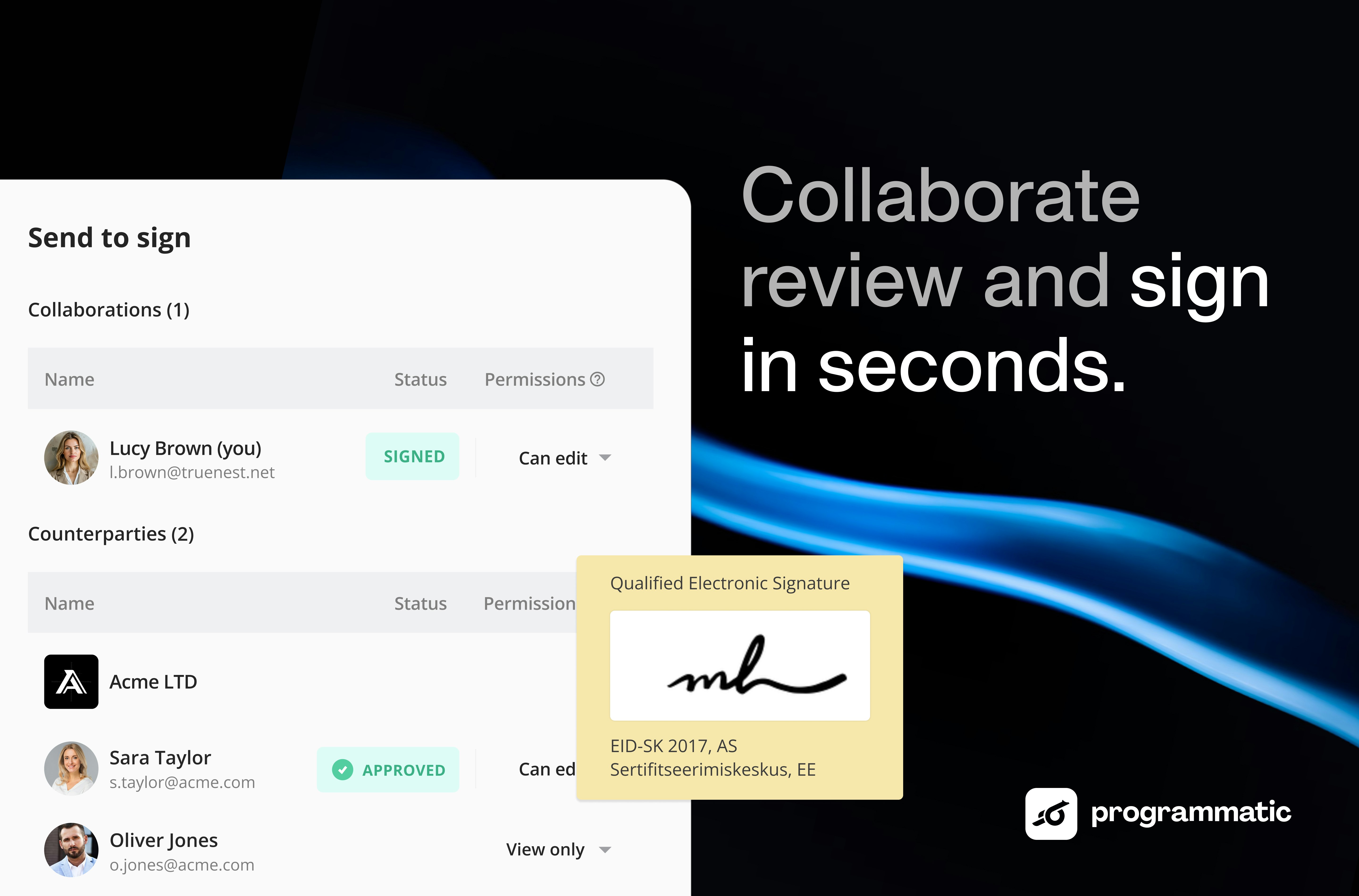 Programmatic gallery image