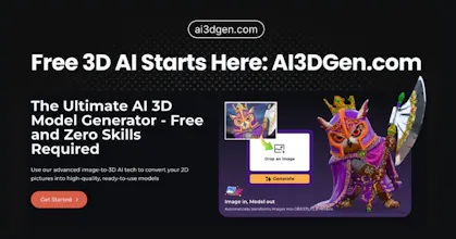 AI 3D Model Generator gallery image