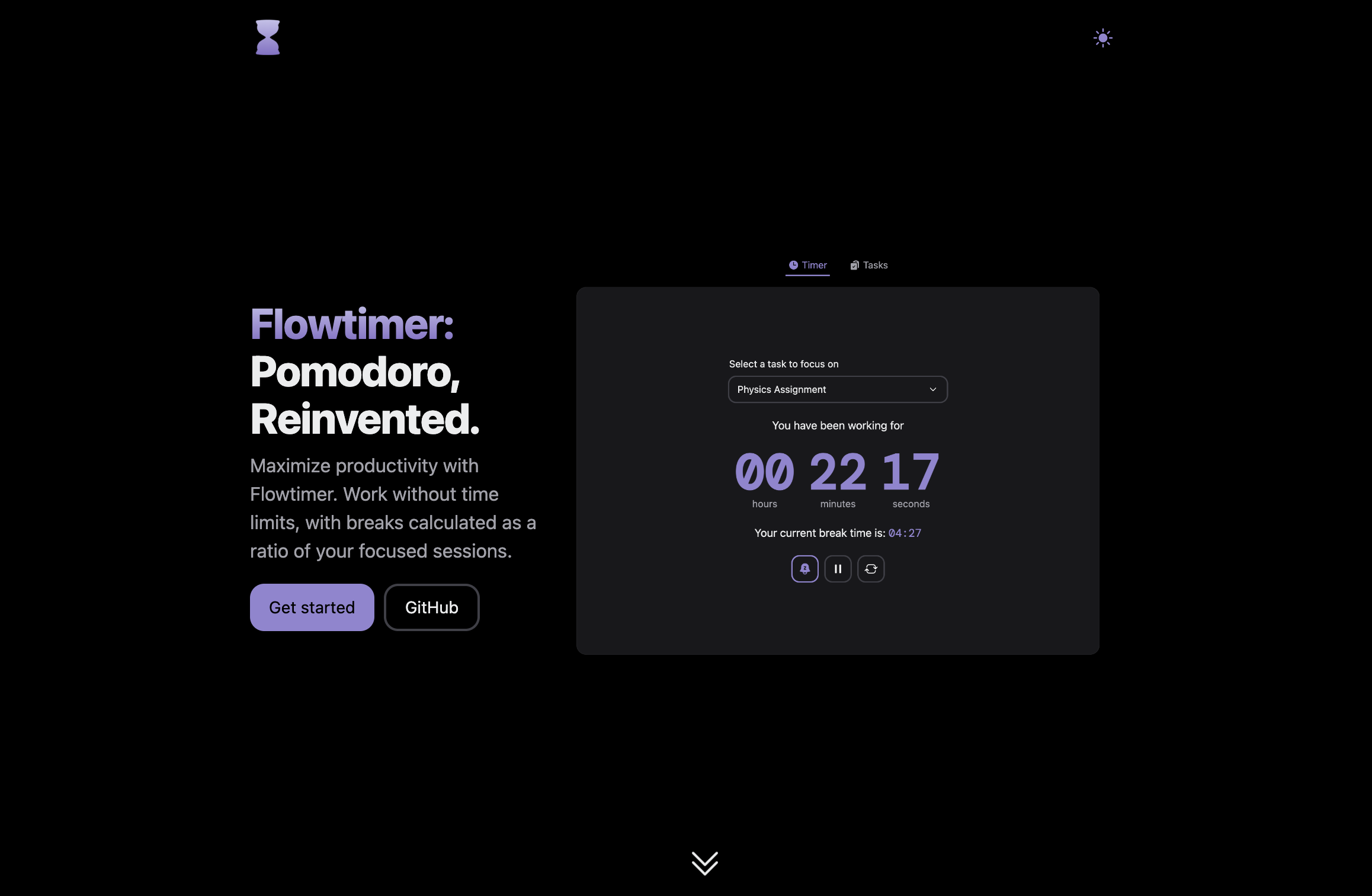 Flowtimer - Pomodoro;yeniden icat edildi. medya 1