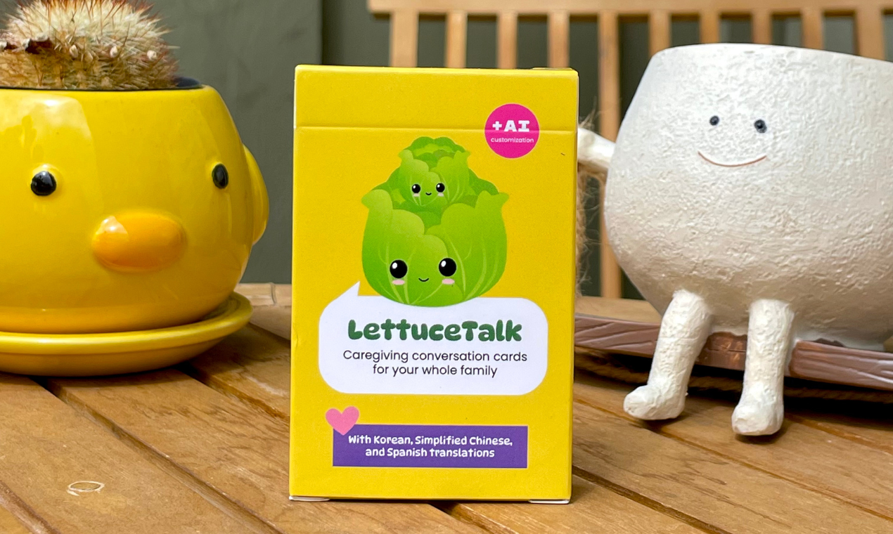 LettuceTalk - AI caregiving conversation cards for bilingual families media 6