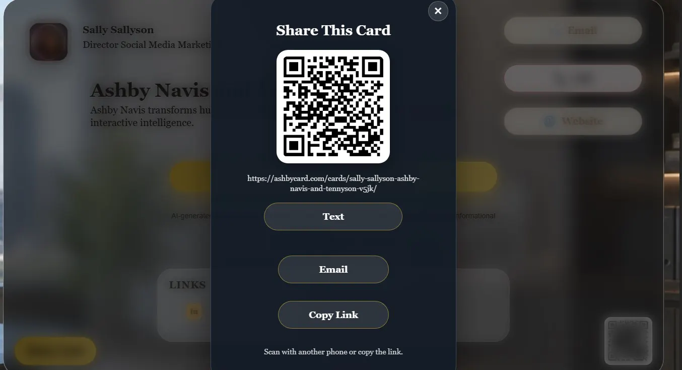 Ashby Navis Interactive Business Cards gallery image