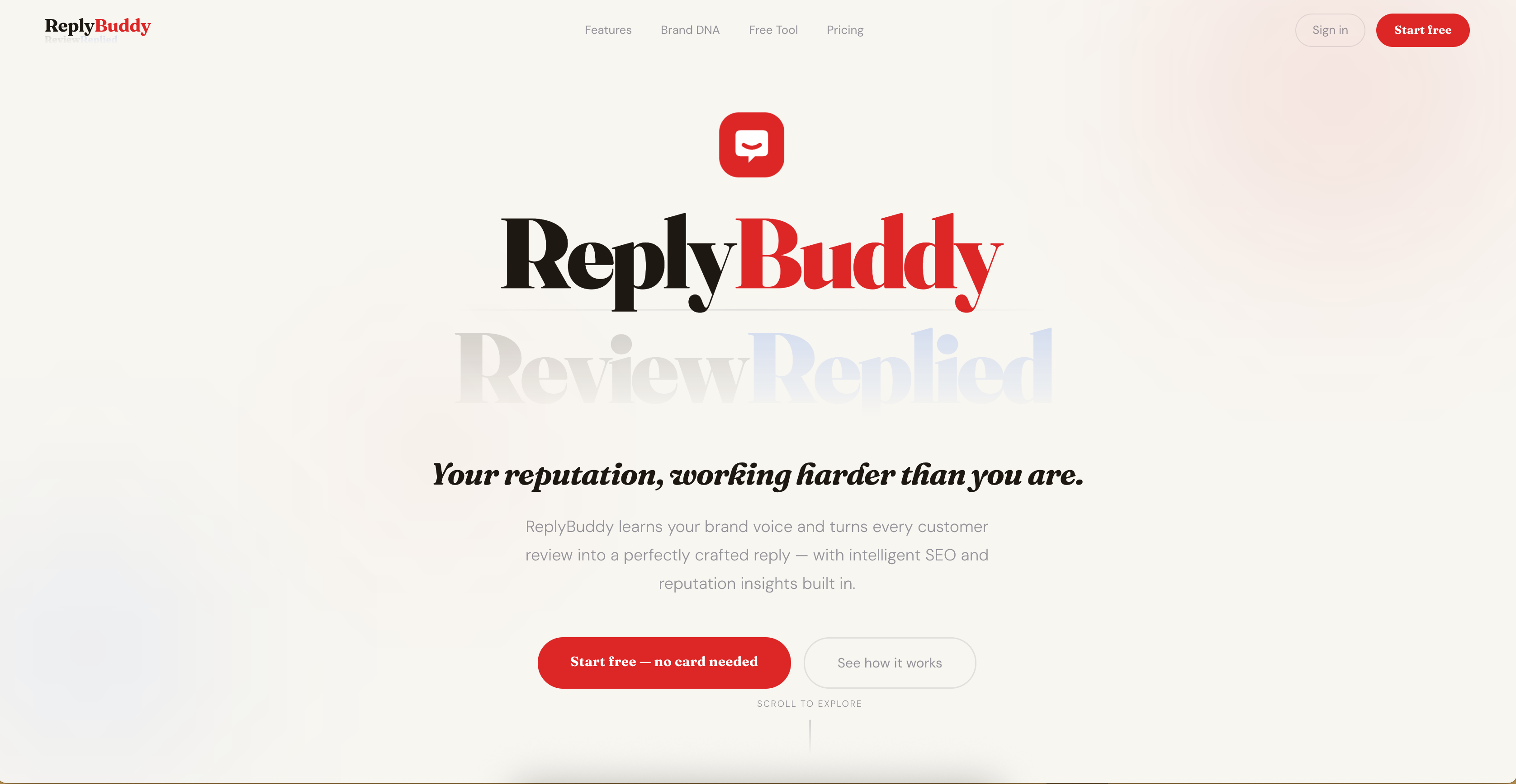 ReplyBuddy - Screenshot 2 showing product features and functionality