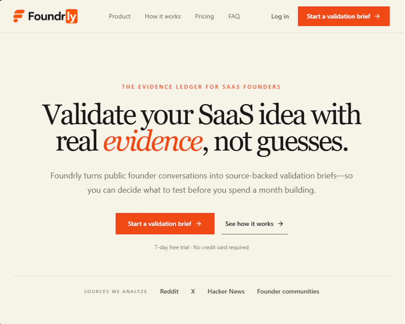 Foundrly screenshot 1