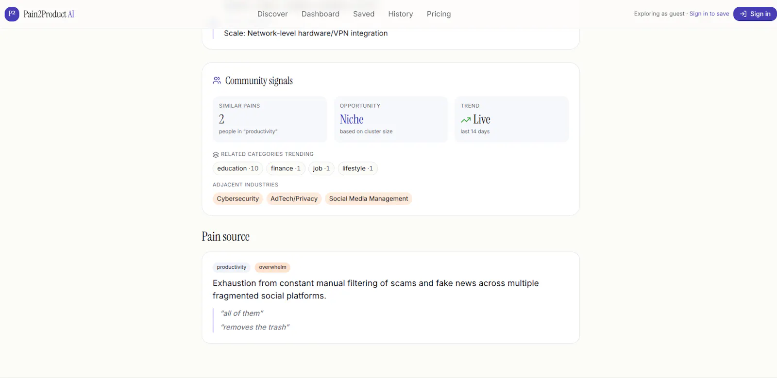 Pain2Product AI screenshot 7