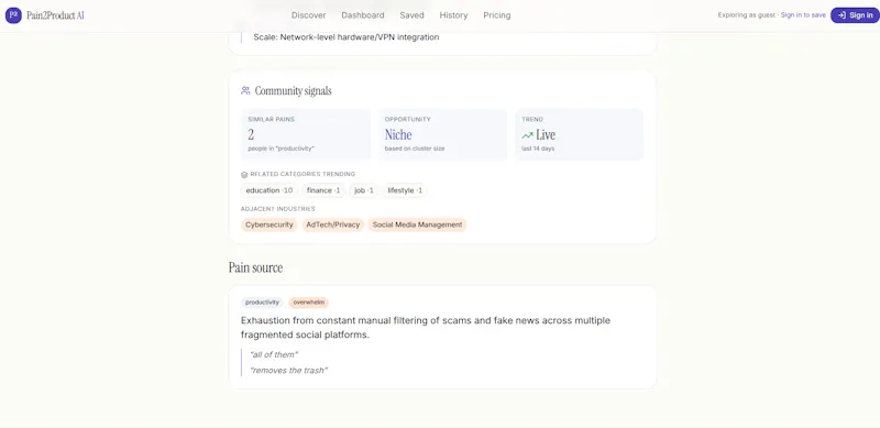 Pain2Product AI screenshot 7