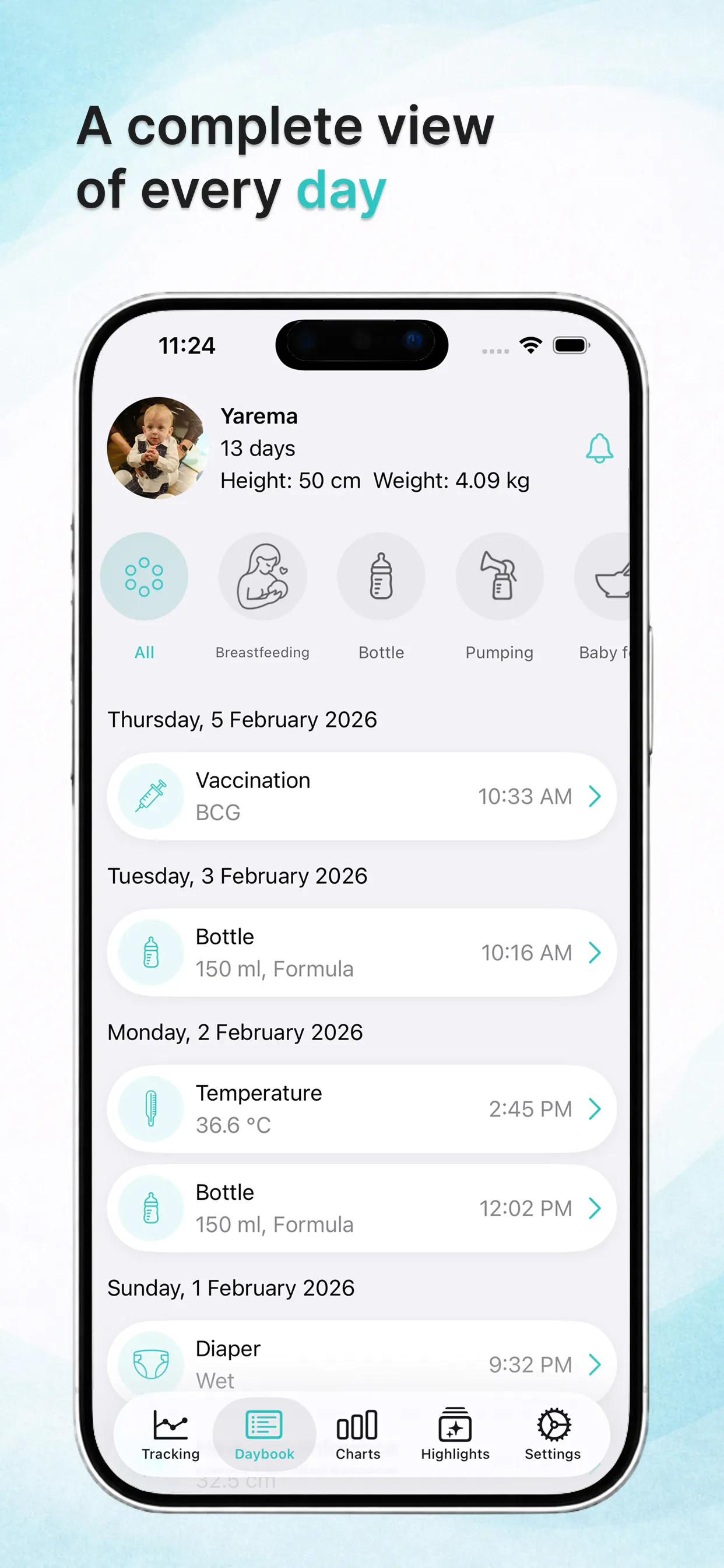 Malyatko — Baby tracker 截图 5