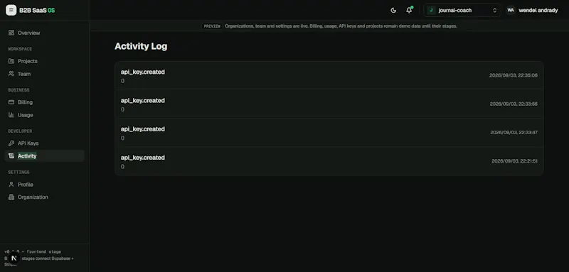 B2B SaaS OS   screenshot 5