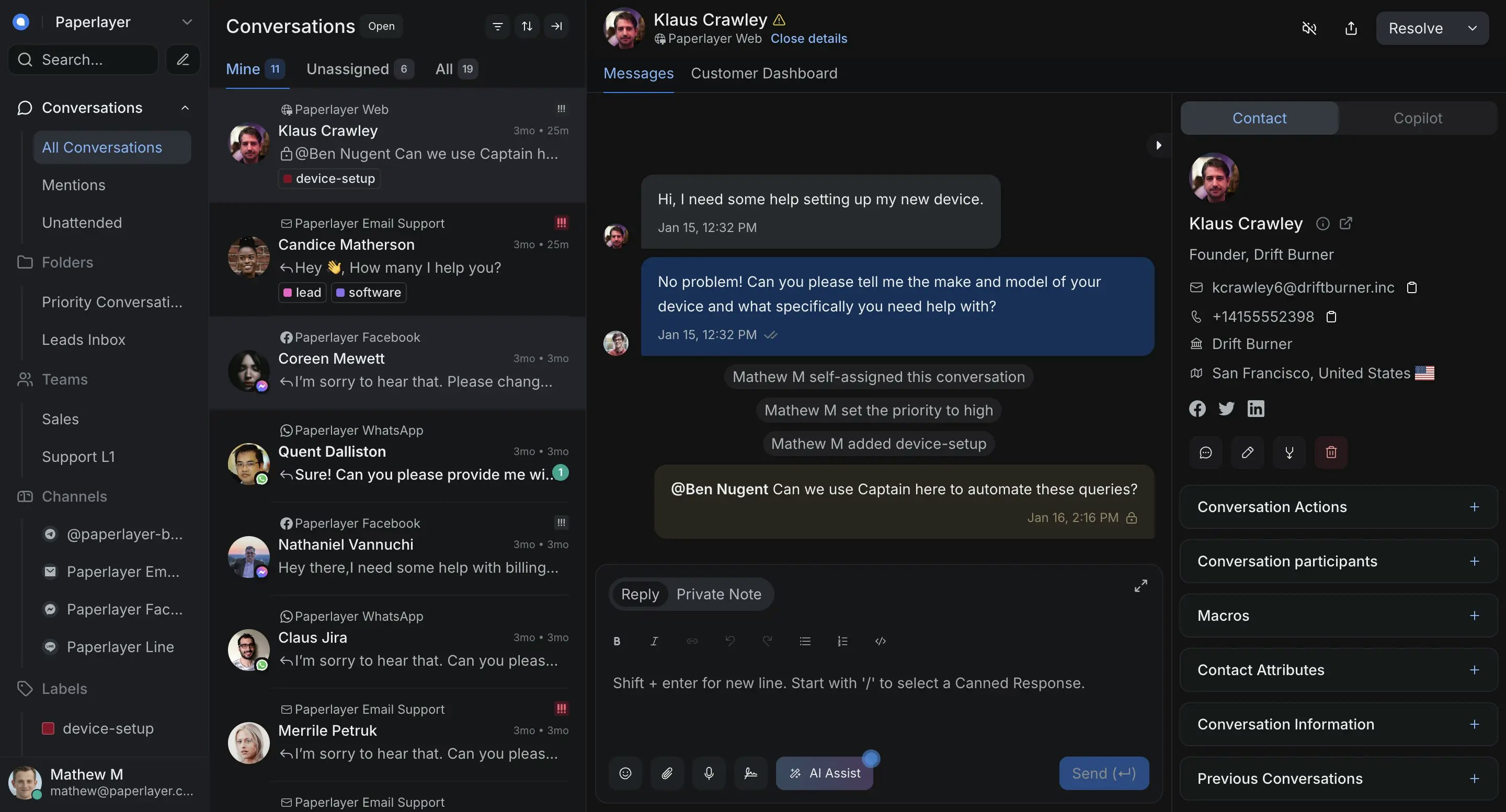 Doozadesk - Main product screenshot demonstrating key features and user interface