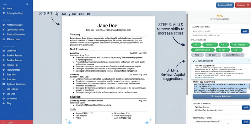 ResumeMatch360 screenshot 4