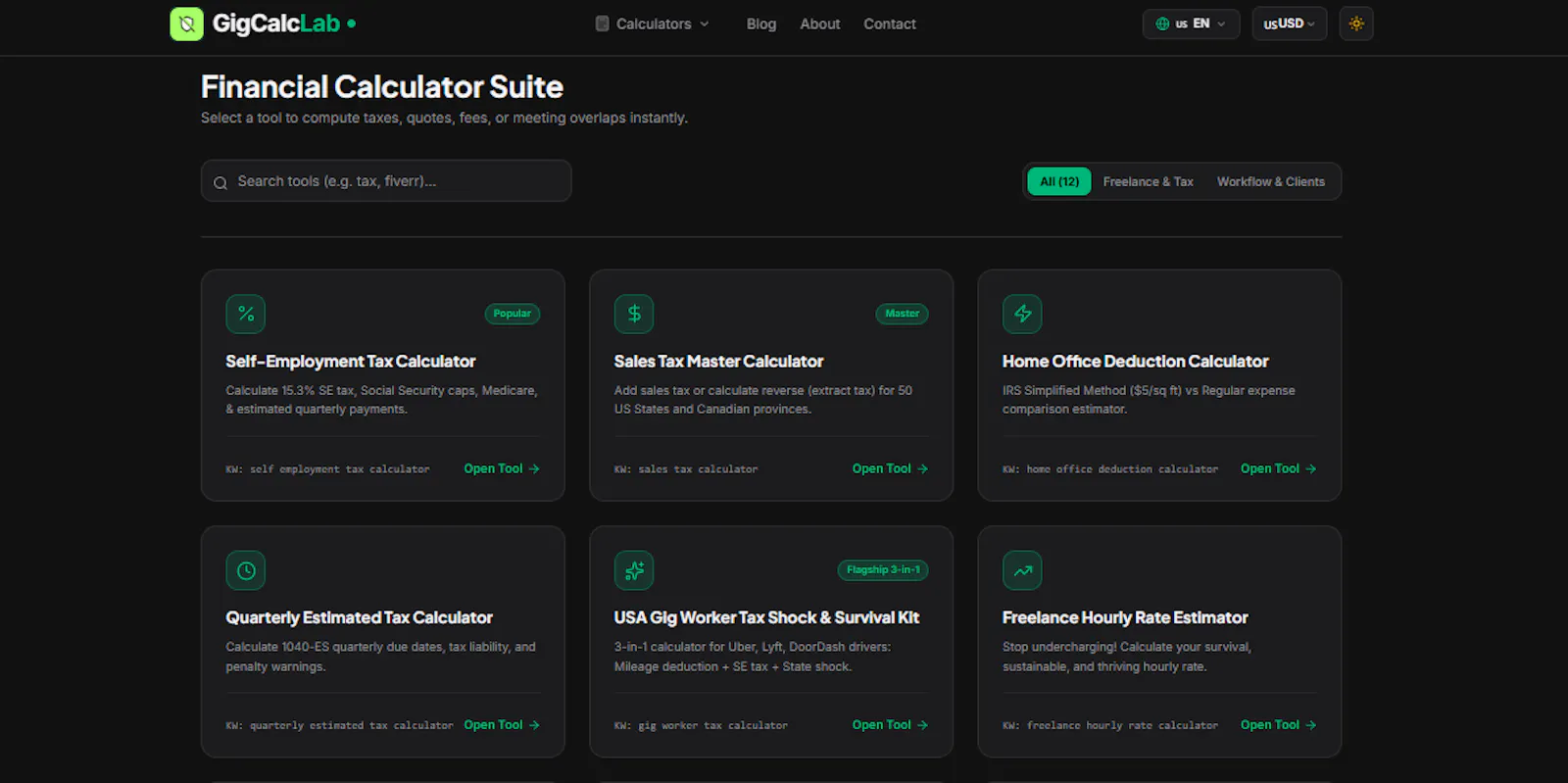 GigCalcLab screenshot 4