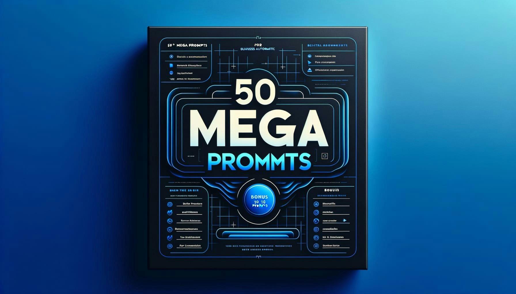50 Mega-Prompts for Business Automation logo