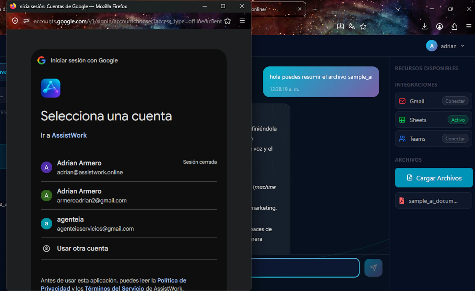 AssistWork screenshot 4