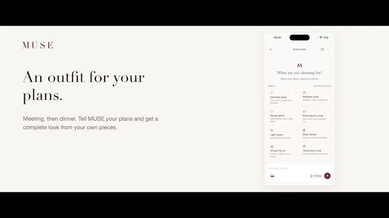 MUSE screenshot 1 (video preview)