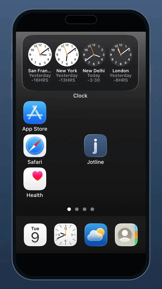 Jotline screenshot 2