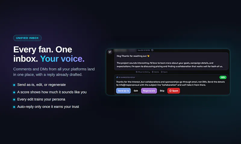MePersona screenshot 3