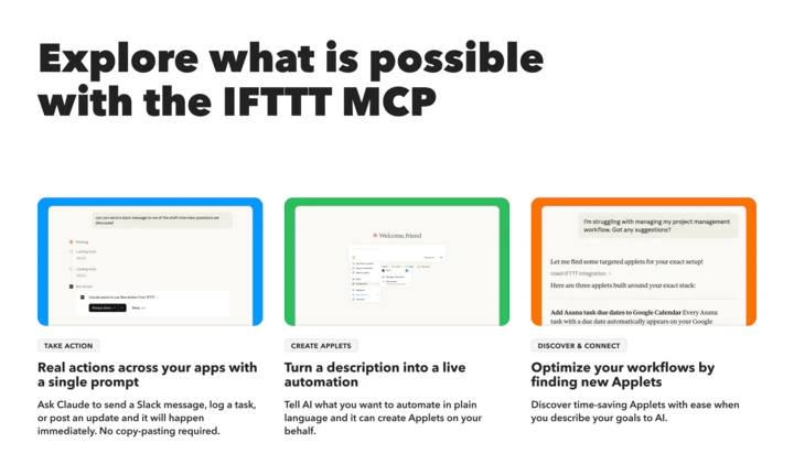 IFTTT MCP screenshot 1