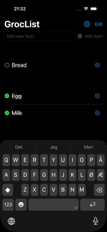 GrocList gallery image