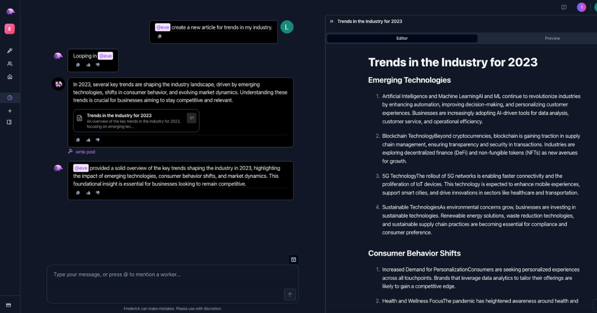 Frederick AI gallery image