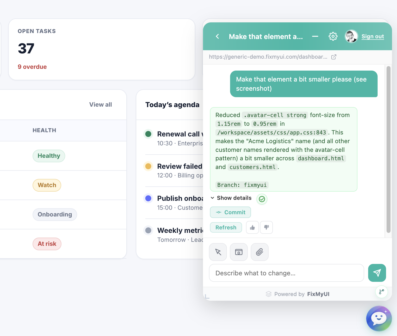 FixMyUI gallery image