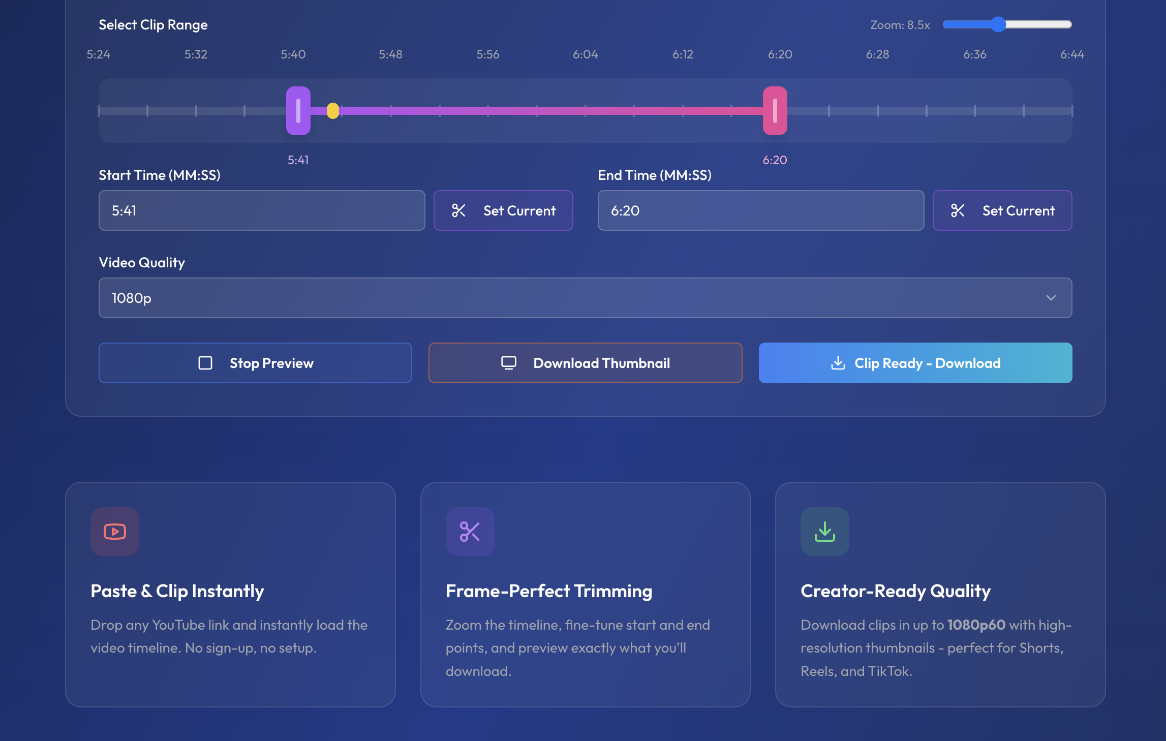 VideoLimit - Screenshot 3 showing product features and functionality