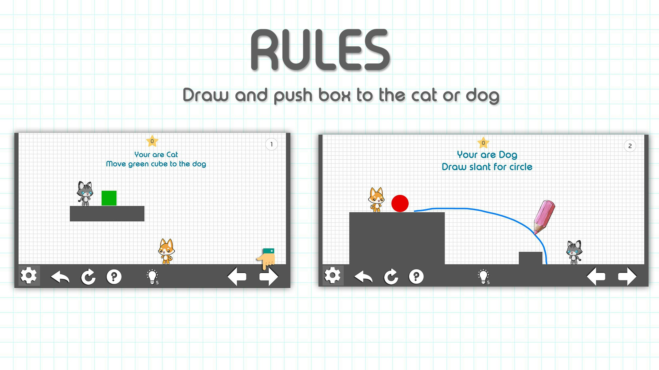 Brain Pets - Cat vs Dog (Puzzle Games) gallery image