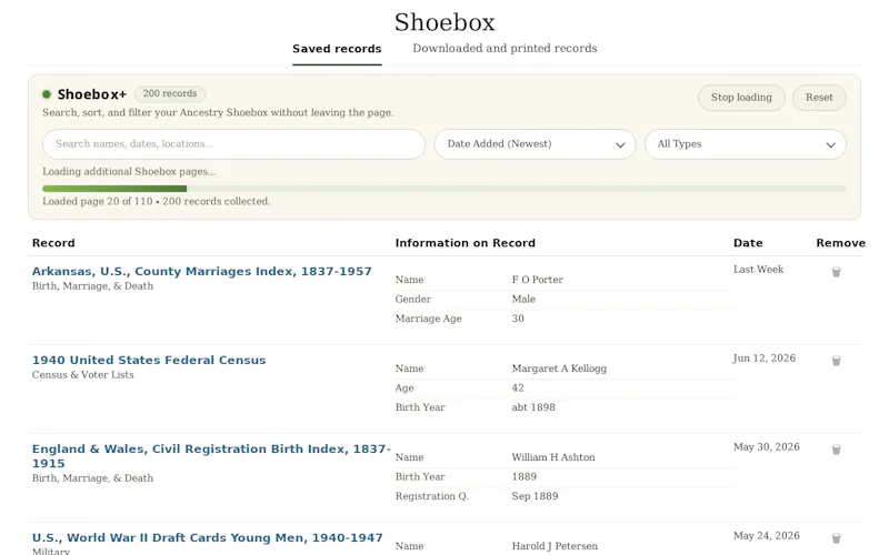 Shoebox Plus Organizer screenshot 5