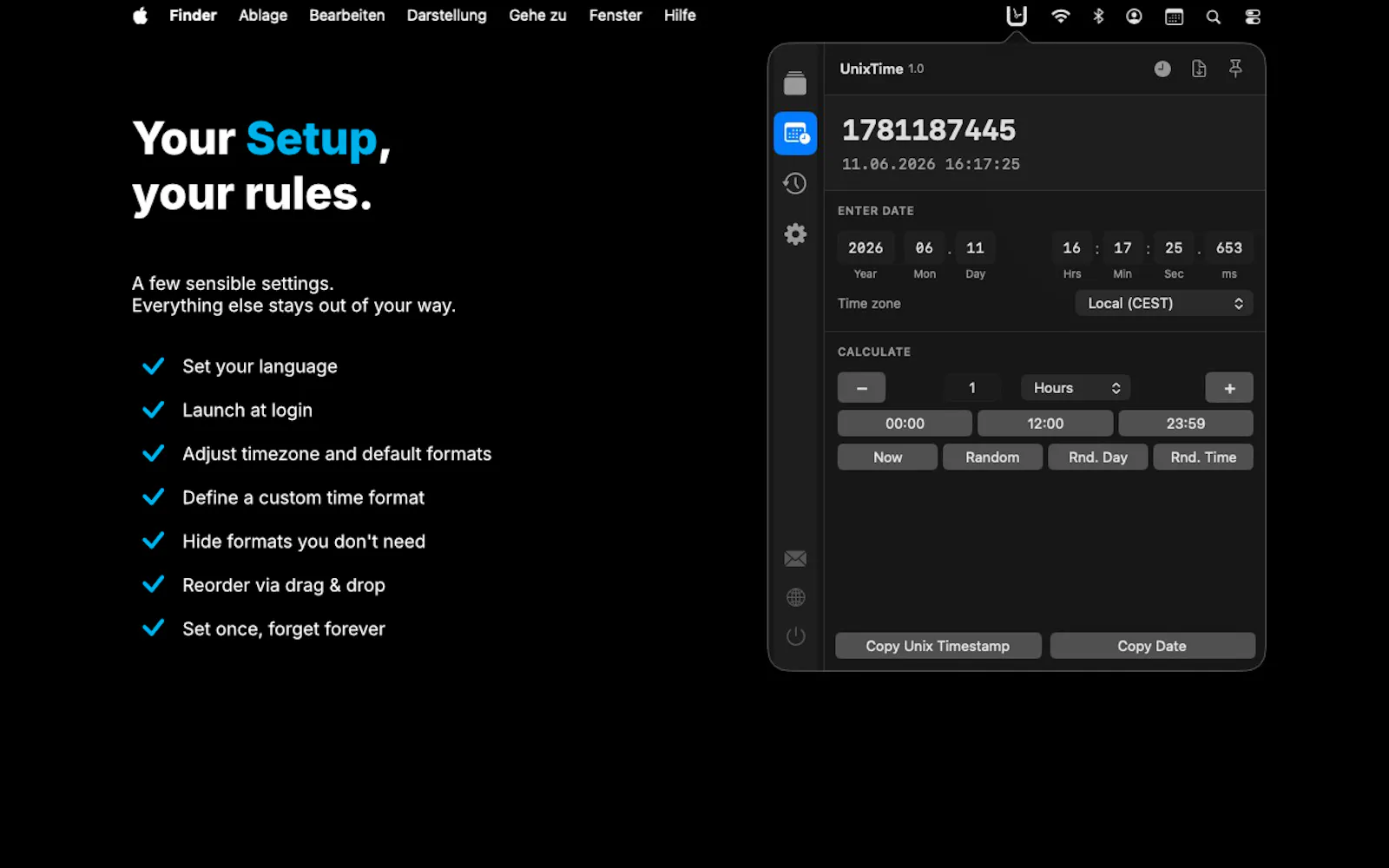 UnixTime screenshot 5