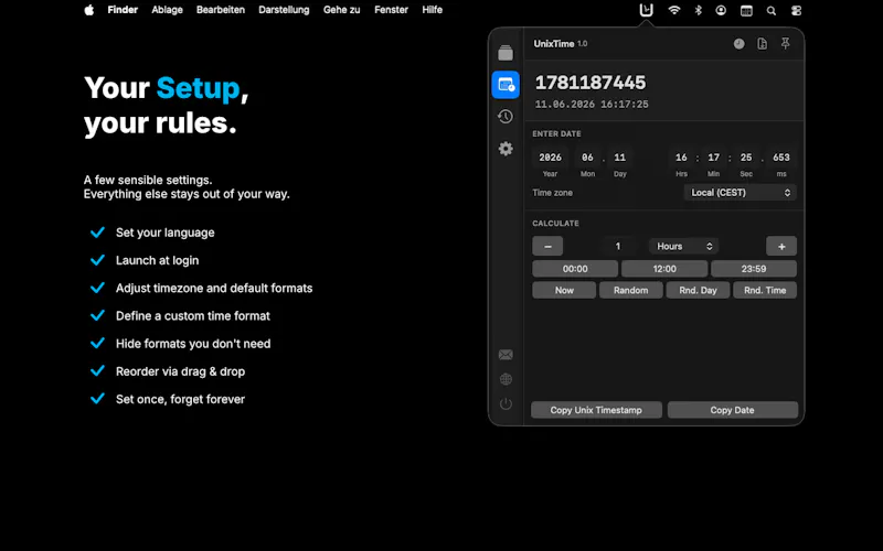 UnixTime screenshot 5