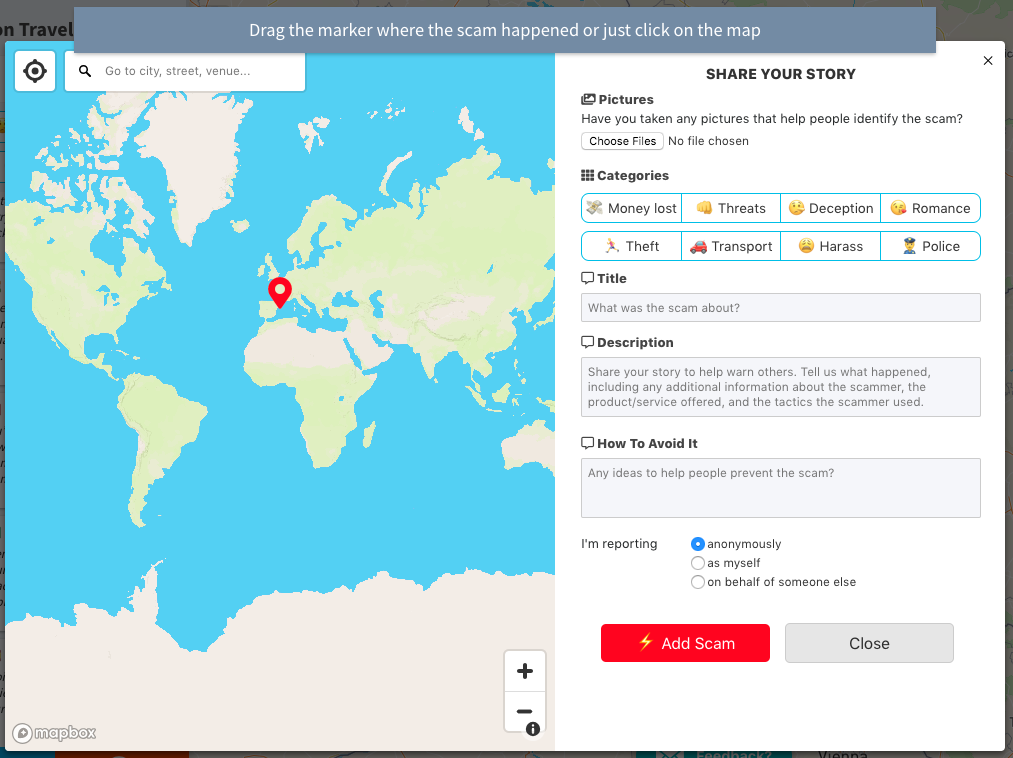 Travel Scams Image