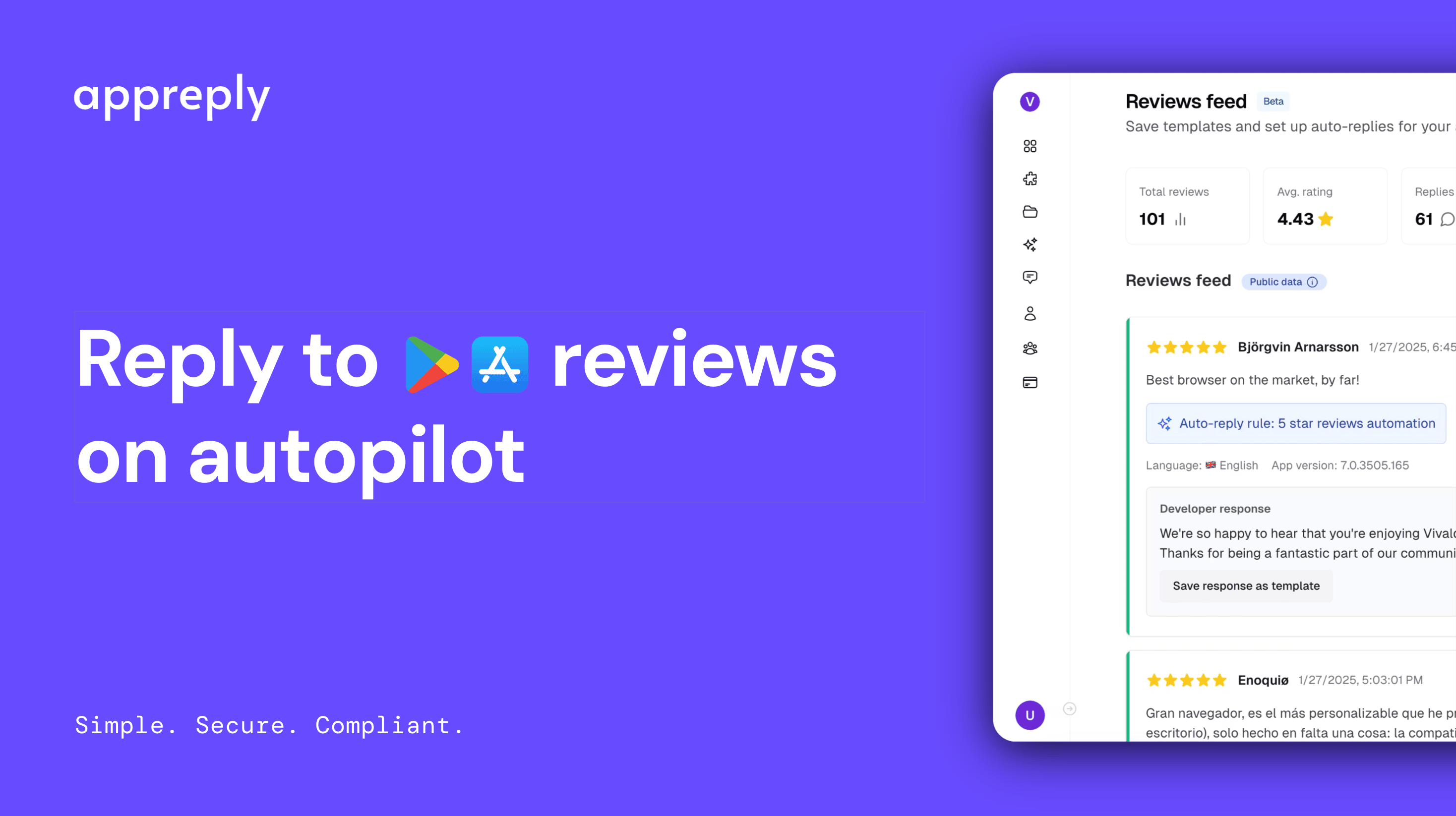 startuptile AppReply-Reply to app store reviews automatically