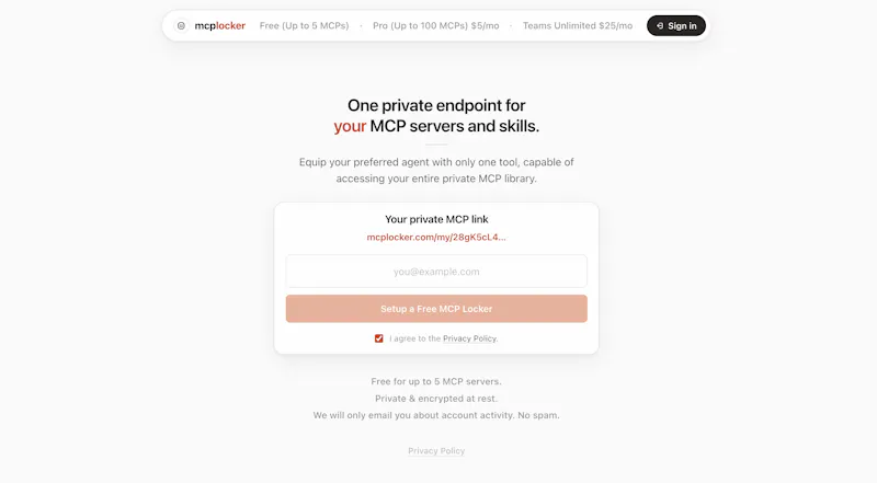 MCP Locker screenshot 1