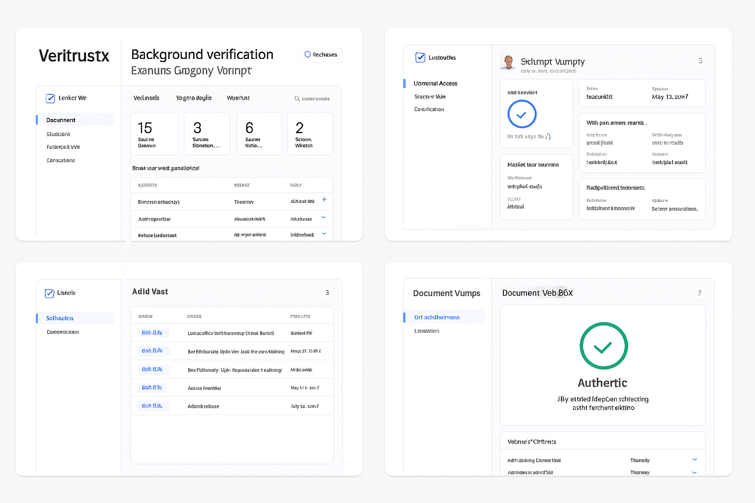 VeritrustX - Main product screenshot demonstrating key features and user interface