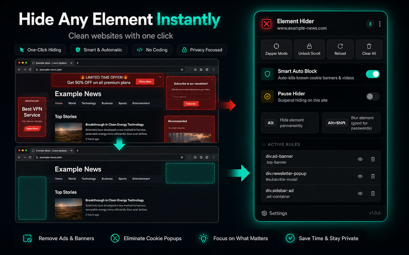 Element Hider screenshot 3