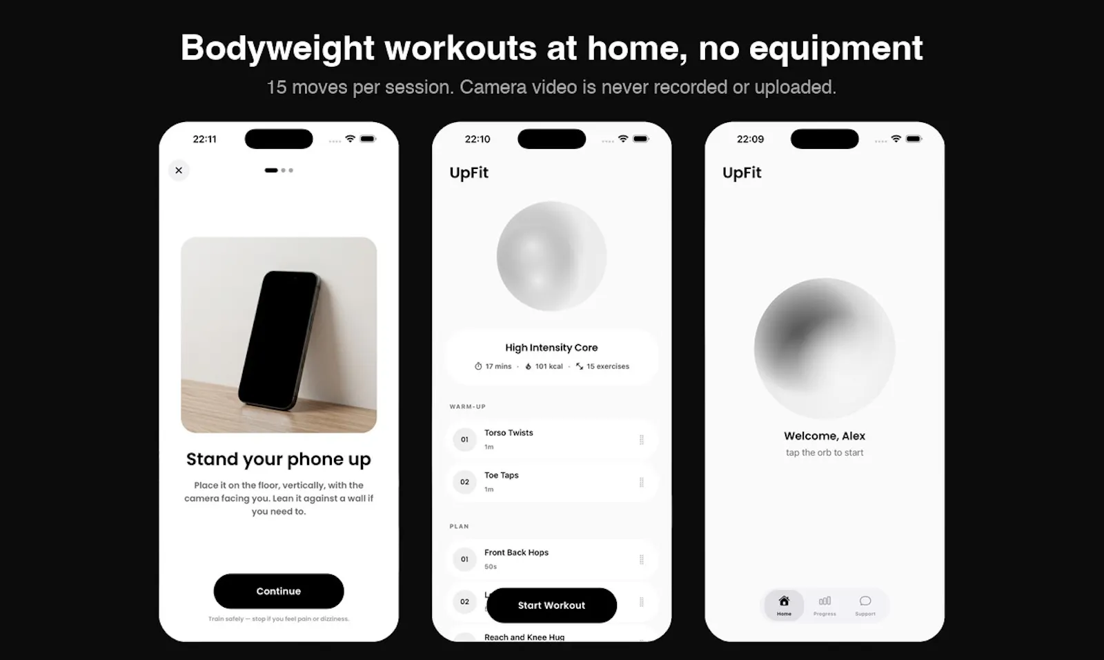 Upfit screenshot 2