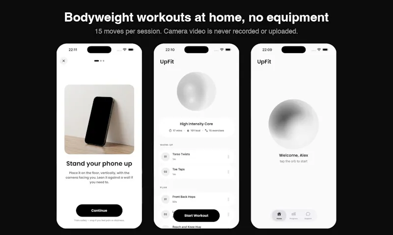 Upfit screenshot 2