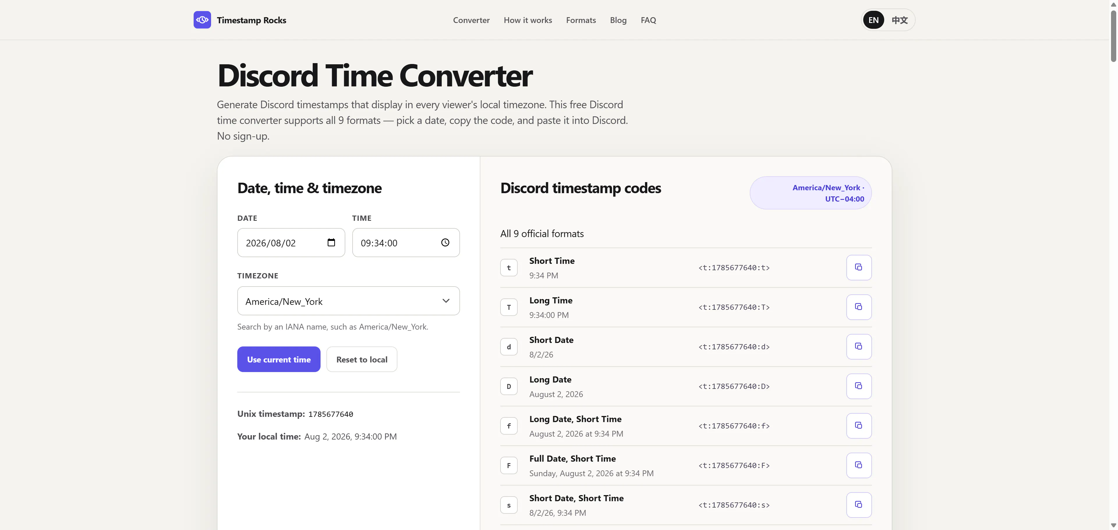 Timestamp Rocks gallery image