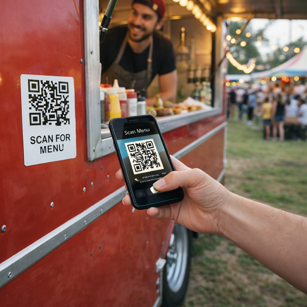 QR Menu Builder - Screenshot 2 showing product features and functionality