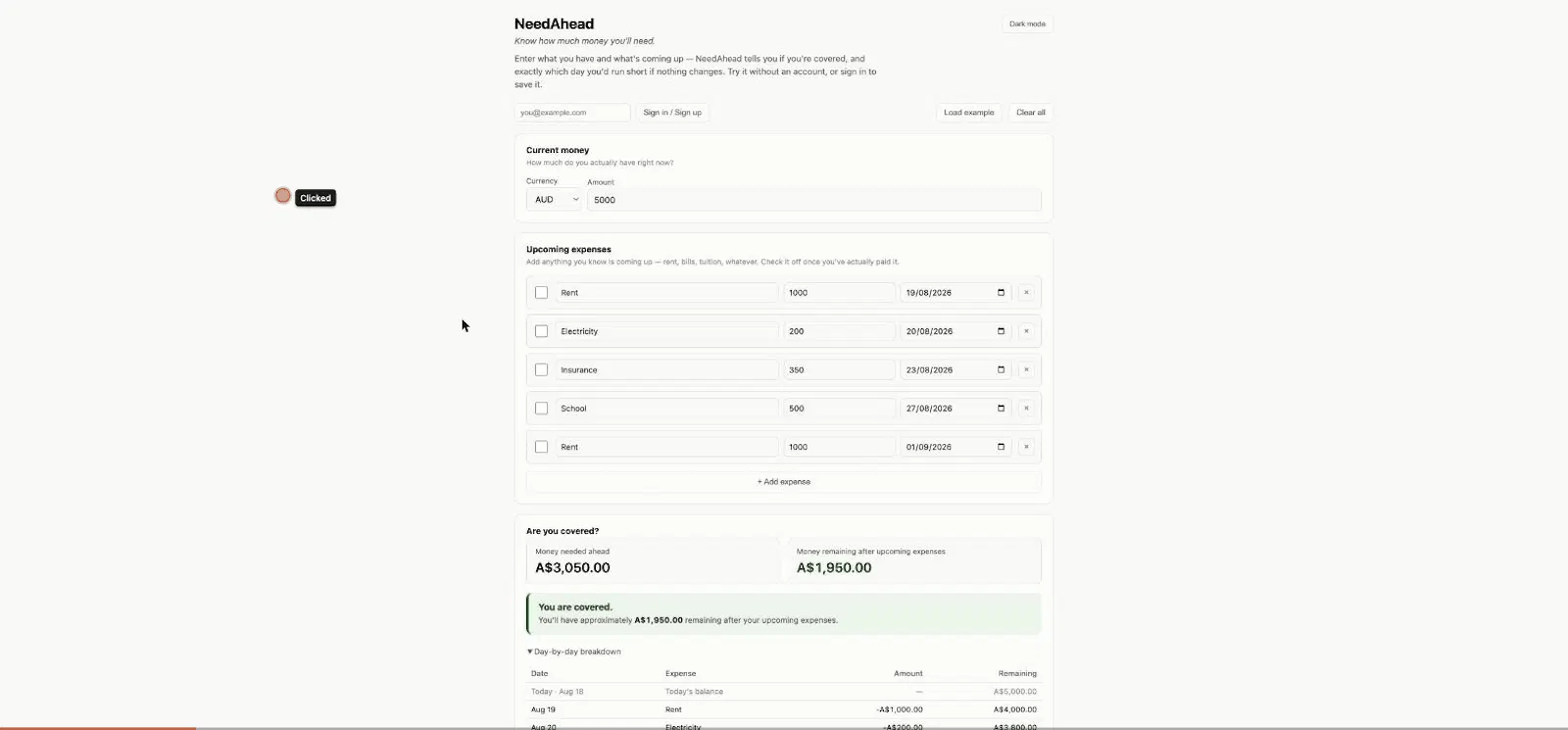 NeedAhead screenshot 3