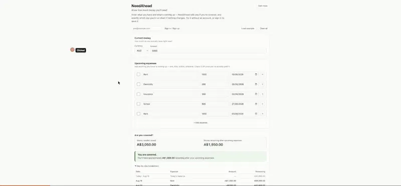 NeedAhead screenshot 3