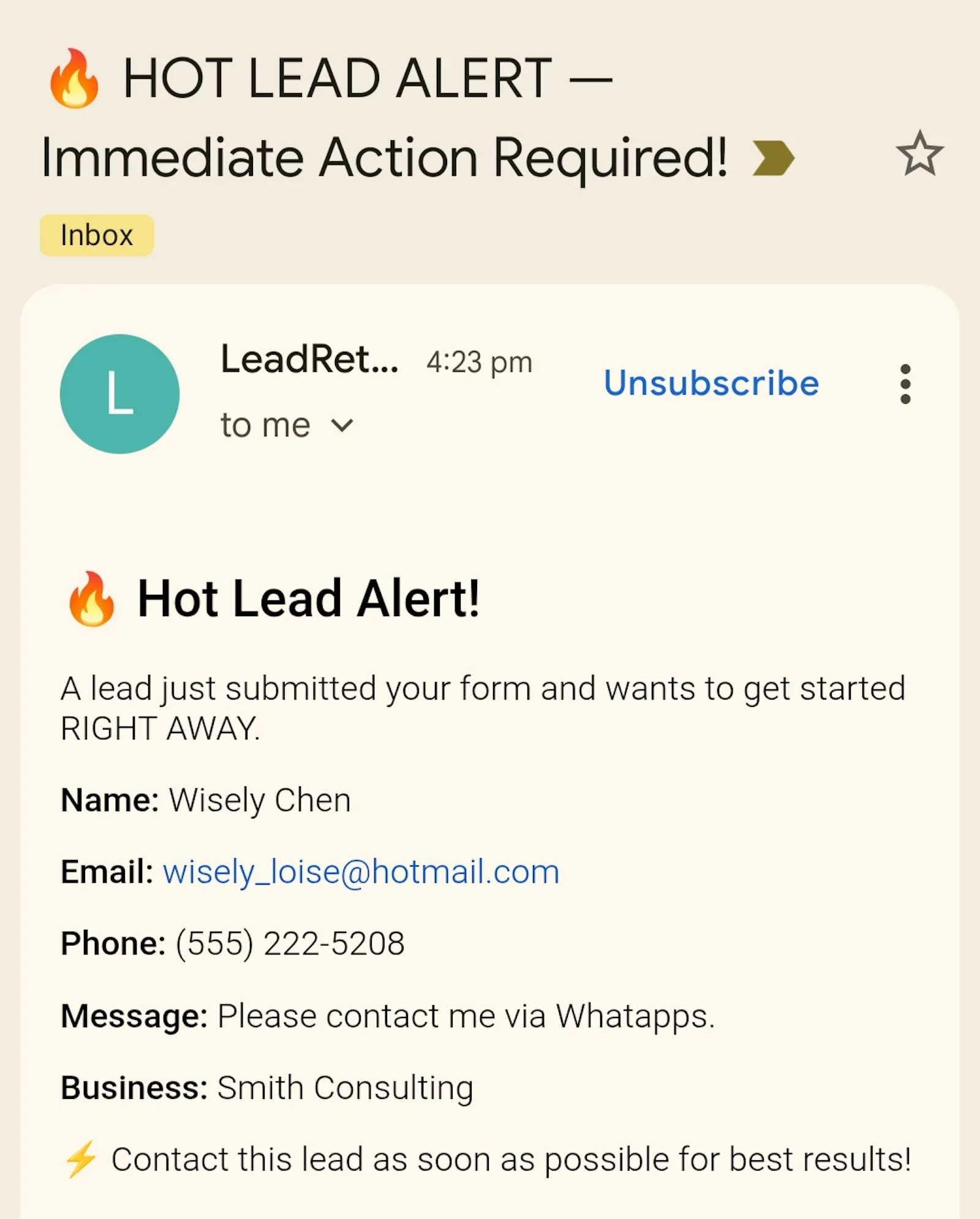 LeadRetain screenshot 5