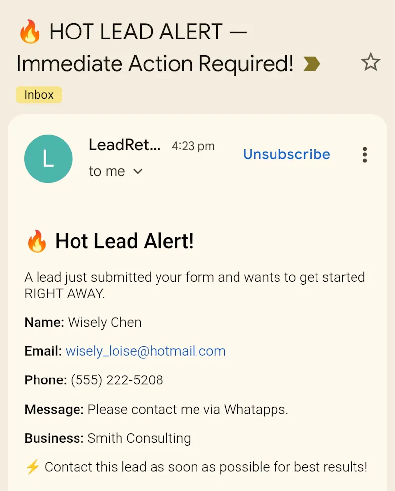 LeadRetain screenshot 5